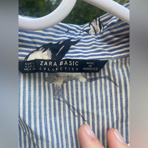 Zara cropped short sleeve polo shirt - Picture 3 of 3